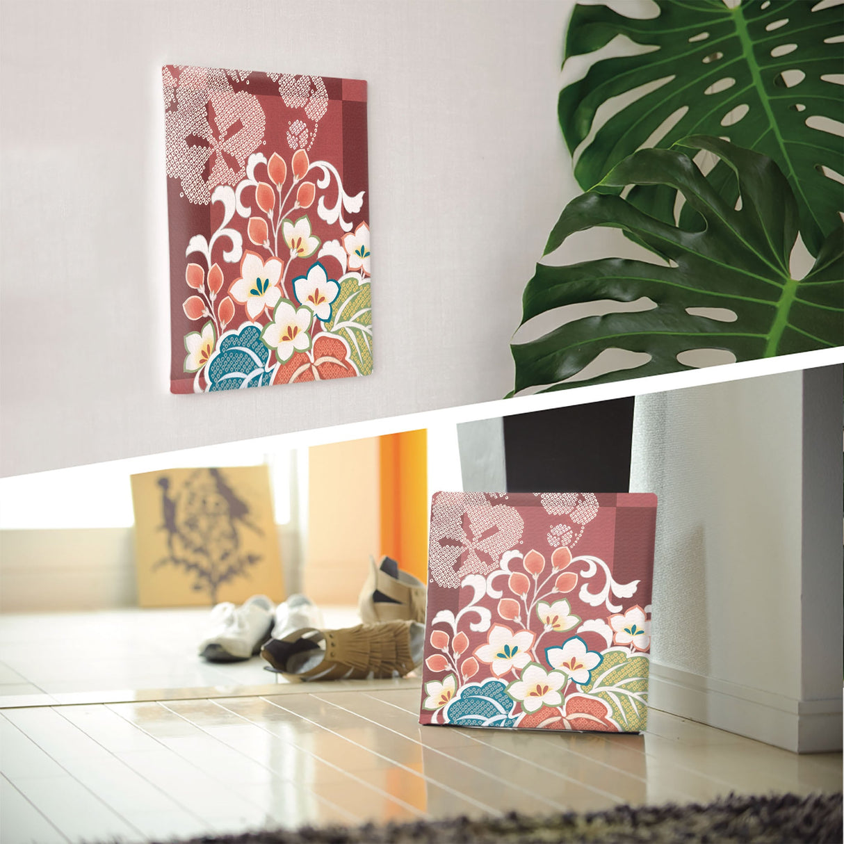 和柄のアートパネル 一人暮らし インテリア pat-0193