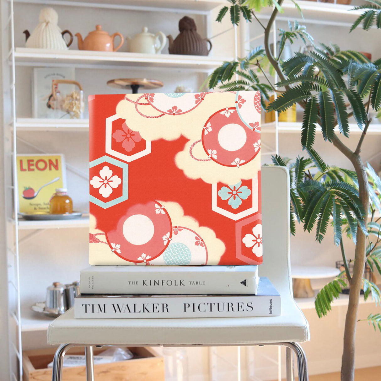 伝統模様のファブリックパネル インテリア アート pat-0196