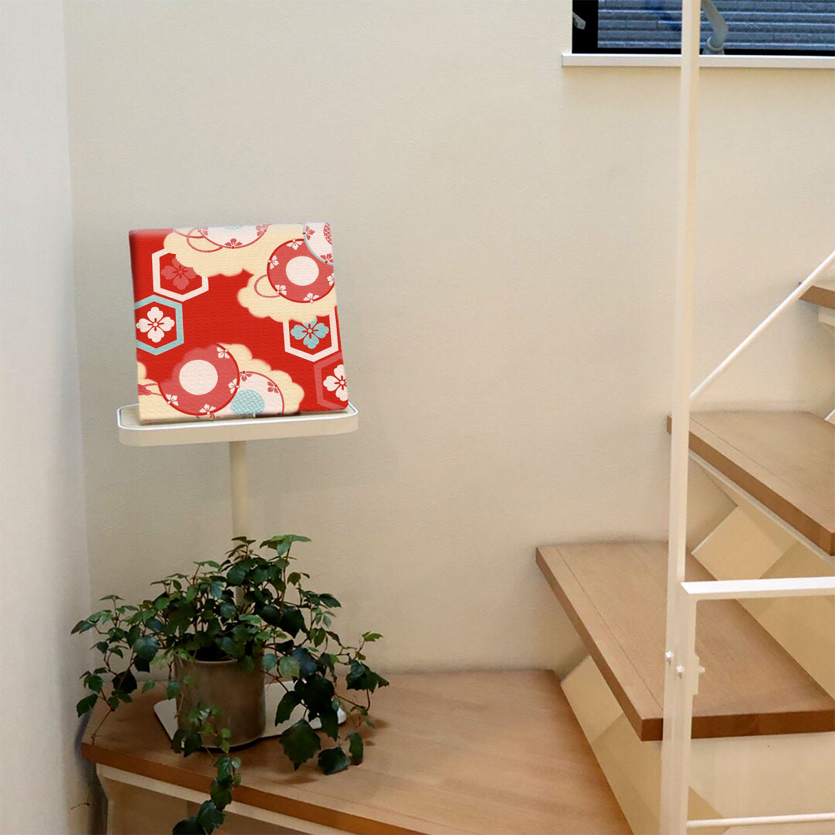 伝統模様のファブリックパネル インテリア アート pat-0196