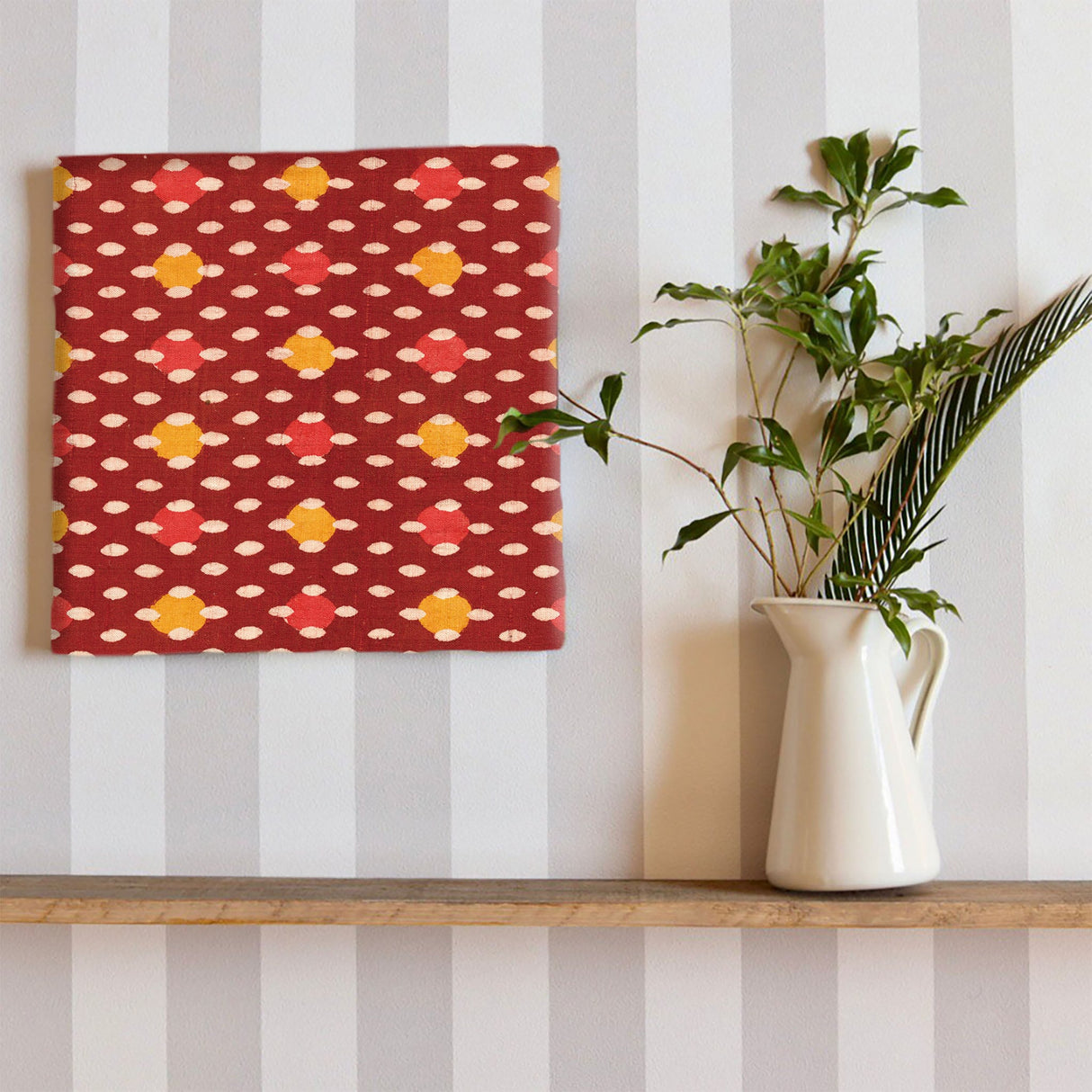 和柄の壁掛けインテリア ウォールデコ インテリア pat-0203