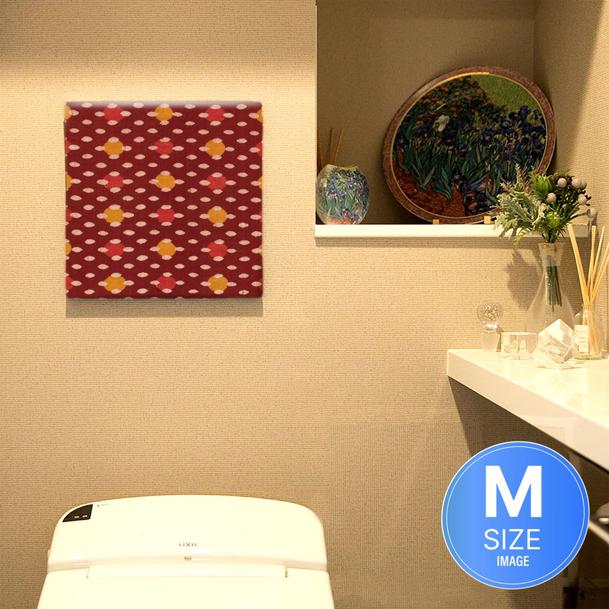 和柄の壁掛けインテリア ウォールデコ インテリア pat-0203