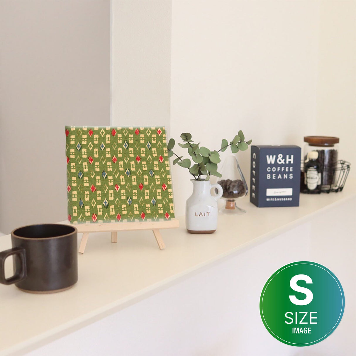 着物柄のファブリックパネル ポスター アート pat-0204