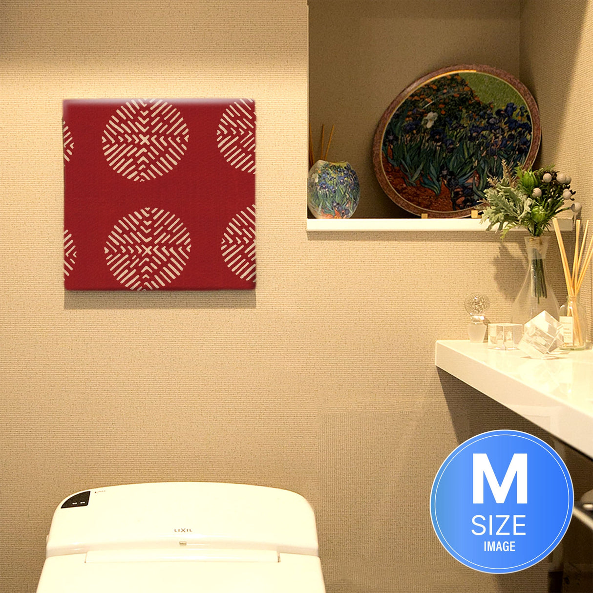 伝統和柄の壁掛けインテリア 写真 壁掛け pat-0207