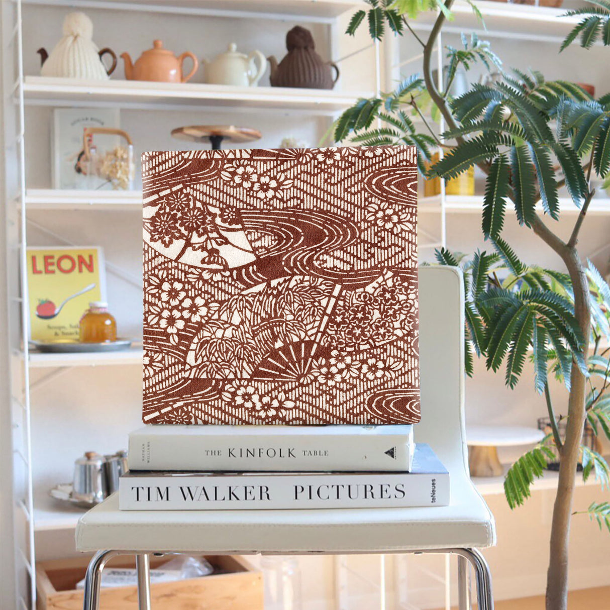 和柄のファブリックパネル インテリア 雑貨 pat-0208