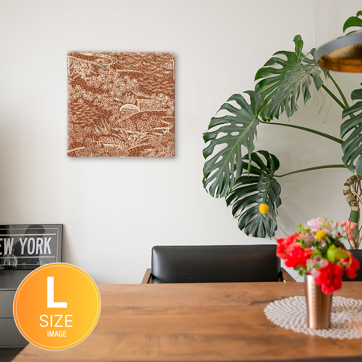 着物柄のアートパネル アート 雑貨 pat-0209