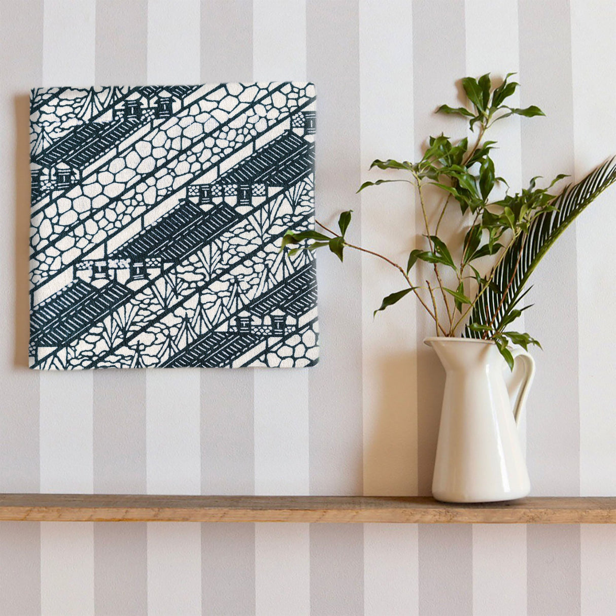 伝統和柄のファブリックパネル ウォールデコ インテリア pat-0212