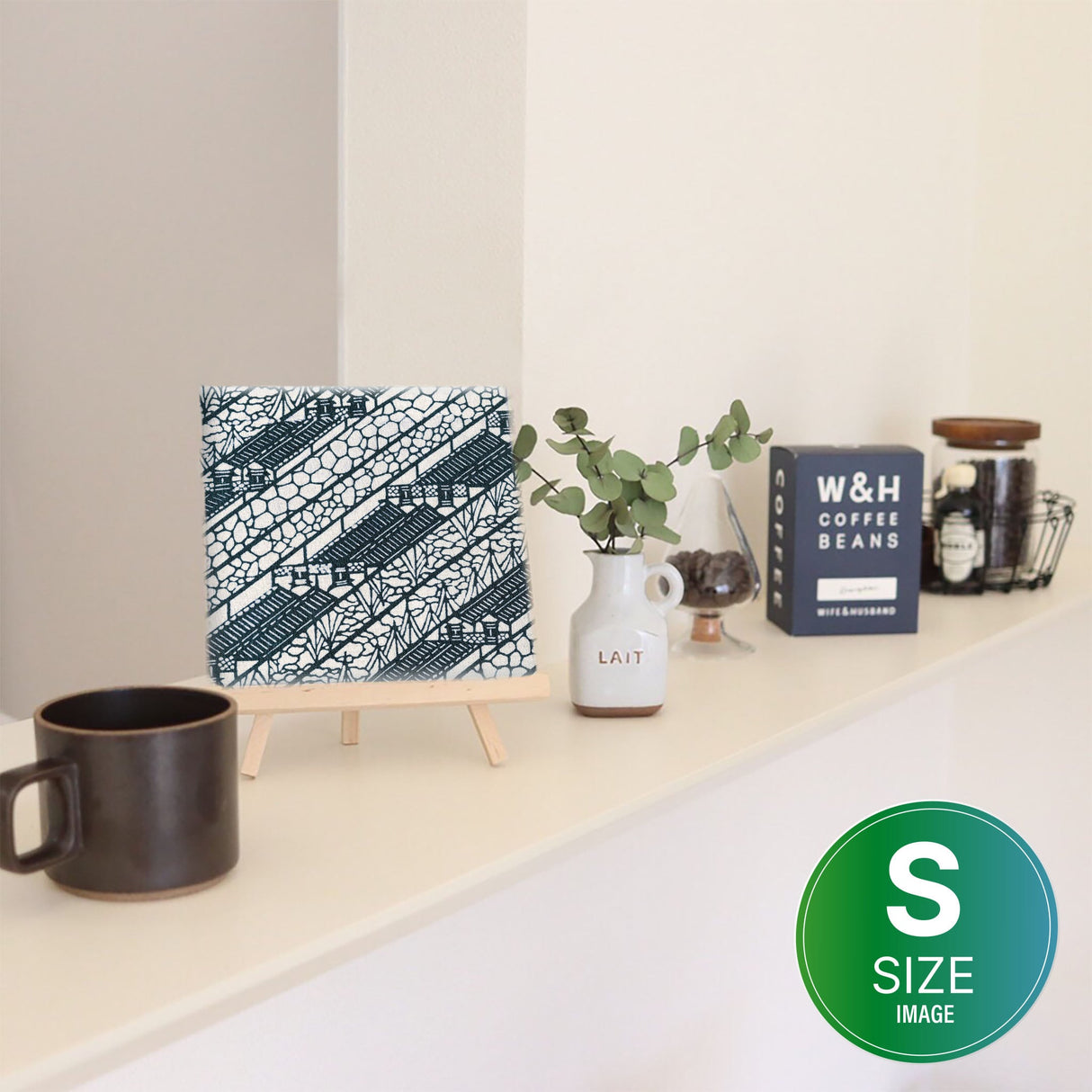 伝統和柄のファブリックパネル ウォールデコ インテリア pat-0212