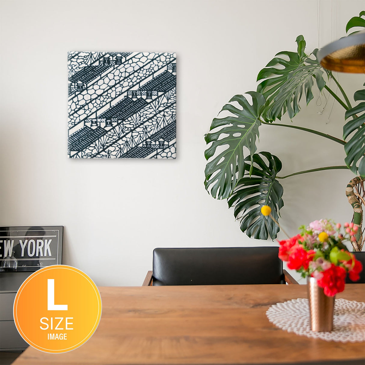 伝統和柄のファブリックパネル ウォールデコ インテリア pat-0212