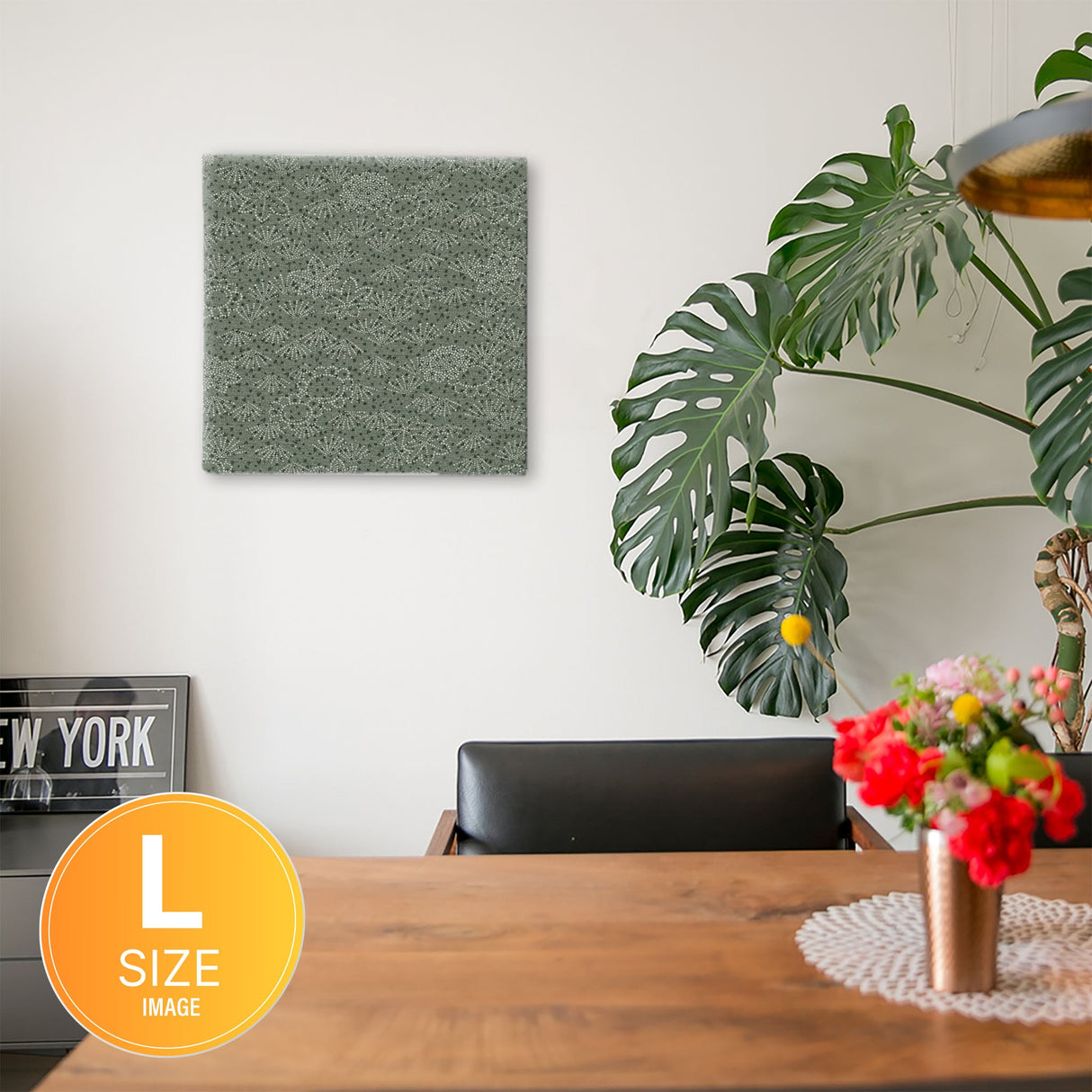 和柄のアートパネル ポスター アート pat-0213