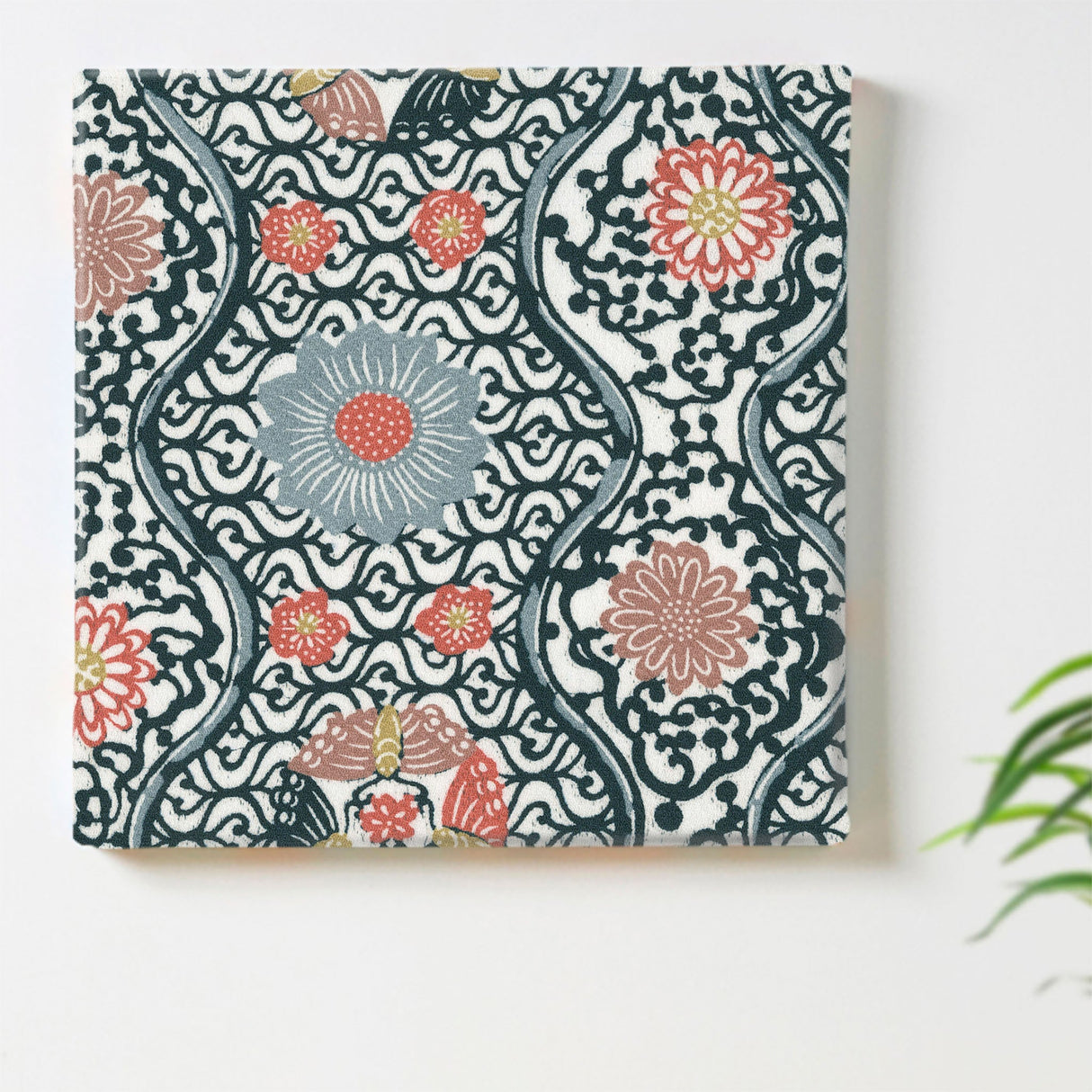 着物柄の壁掛けインテリア 壁掛け アート pat-0219