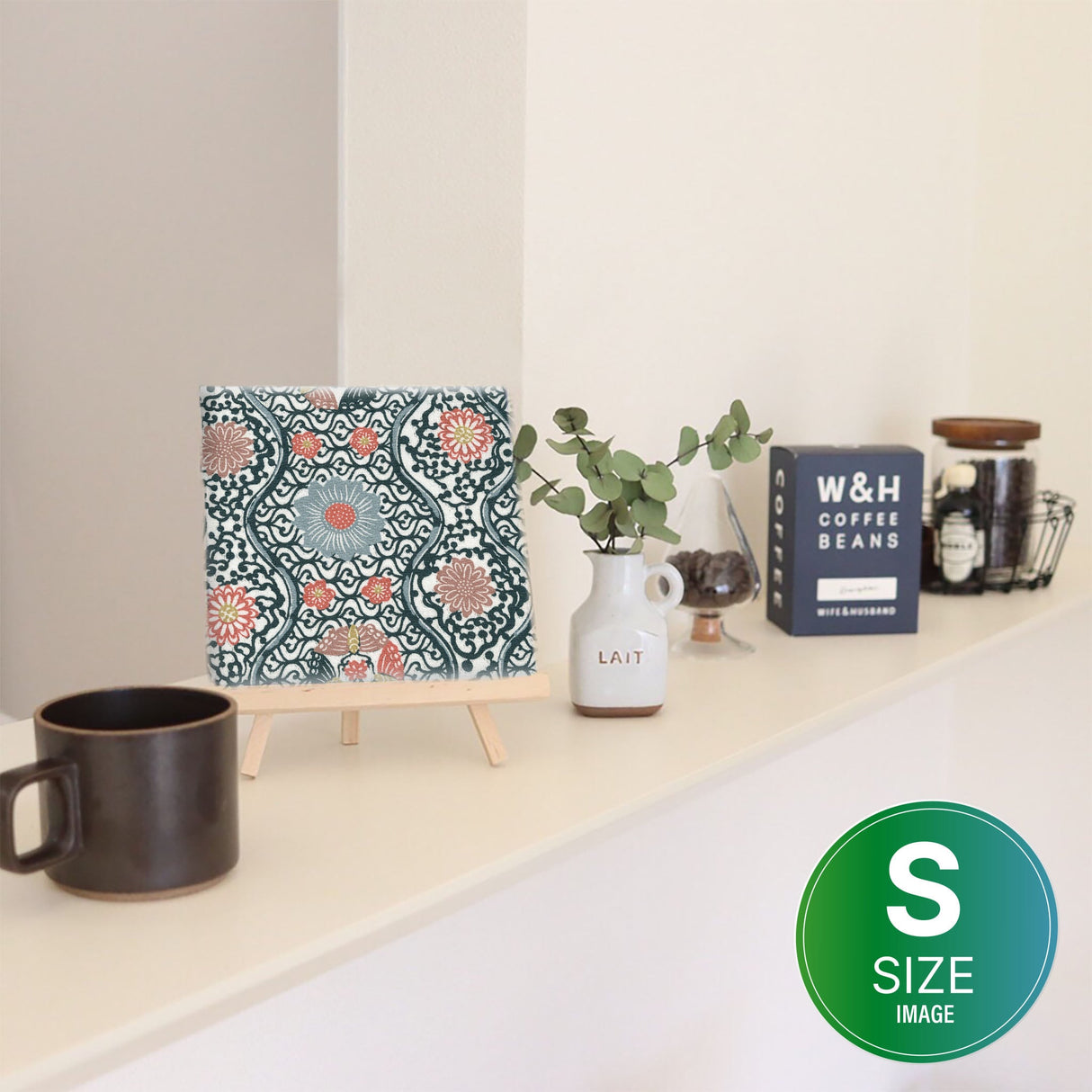 着物柄の壁掛けインテリア 壁掛け アート pat-0219