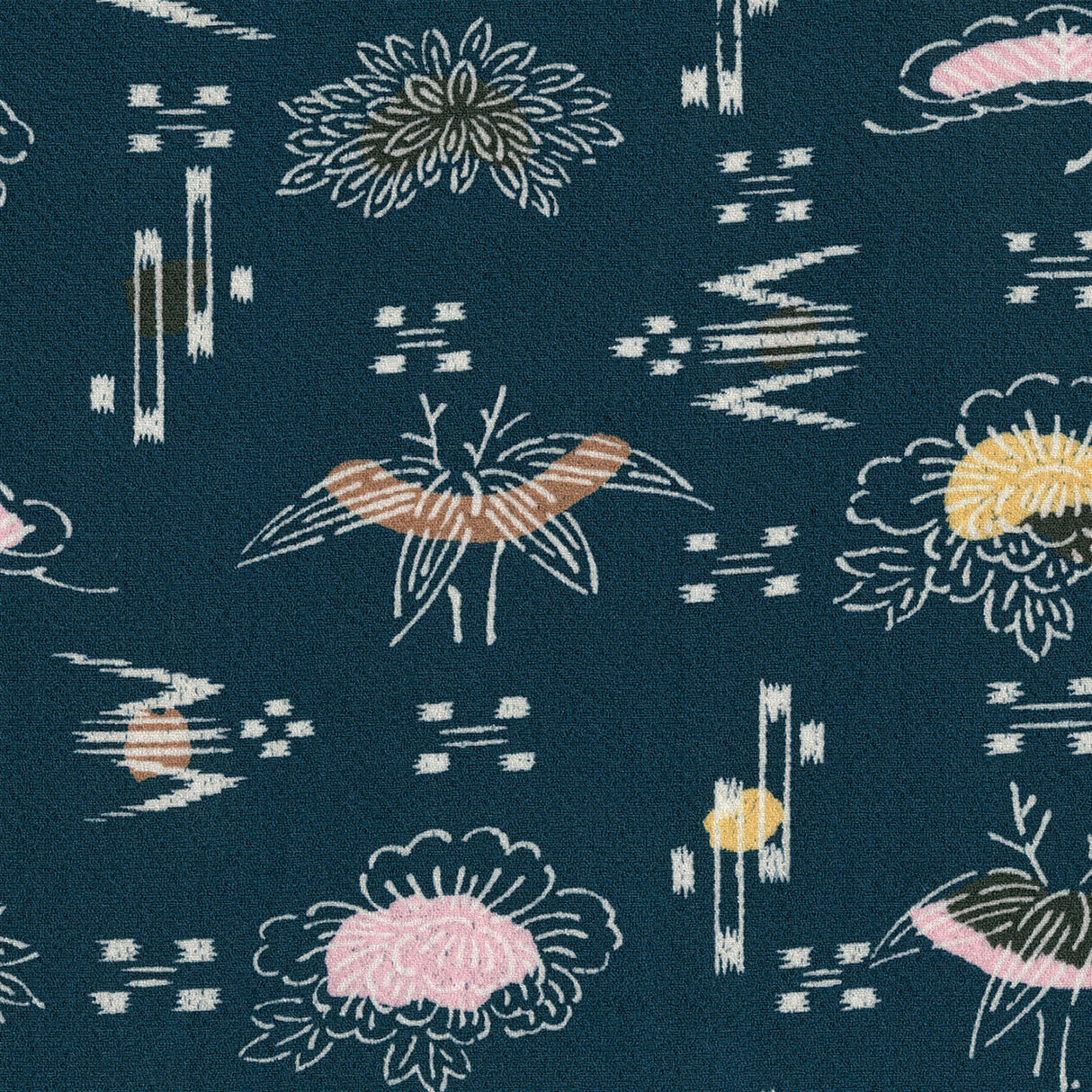 着物柄のファブリックパネル 写真 アート pat-0224