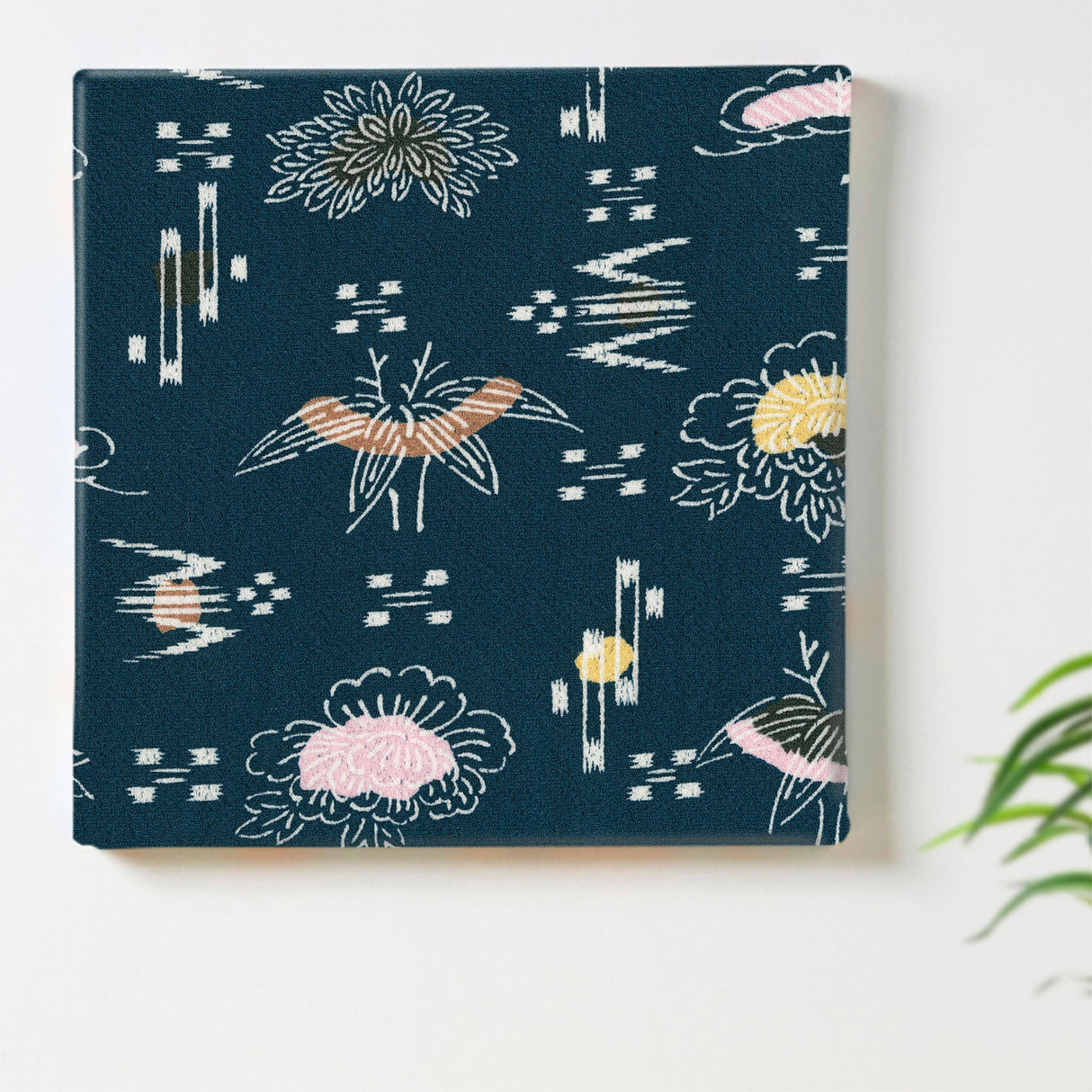 着物柄のファブリックパネル 写真 アート pat-0224