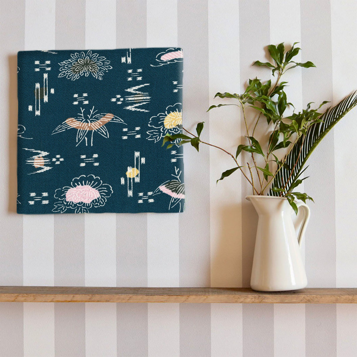 着物柄のファブリックパネル 写真 アート pat-0224