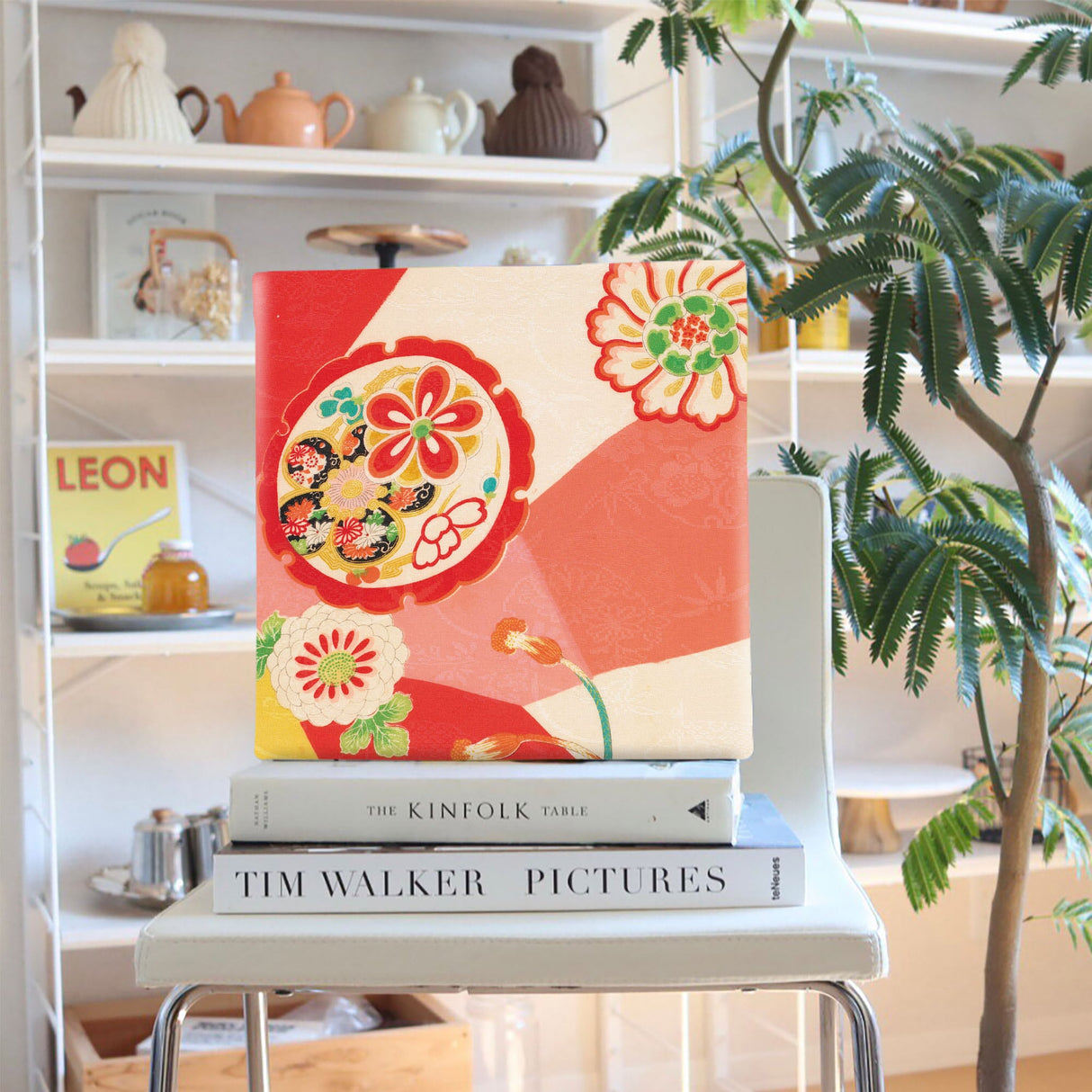 着物柄のインテリア小物 写真 壁掛け pat-0234