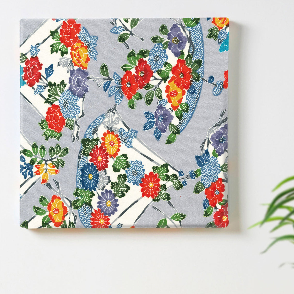 伝統模様のファブリックパネル アート 雑貨 pat-0236