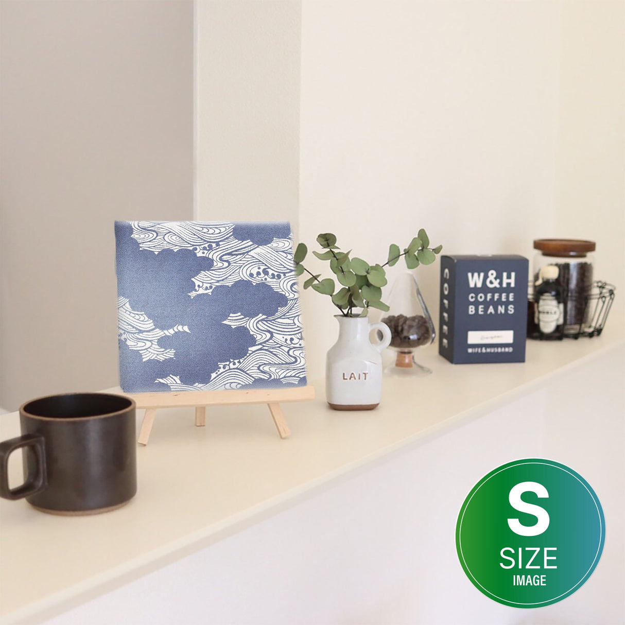 和柄の壁掛けインテリア 写真 壁掛け pat-0243