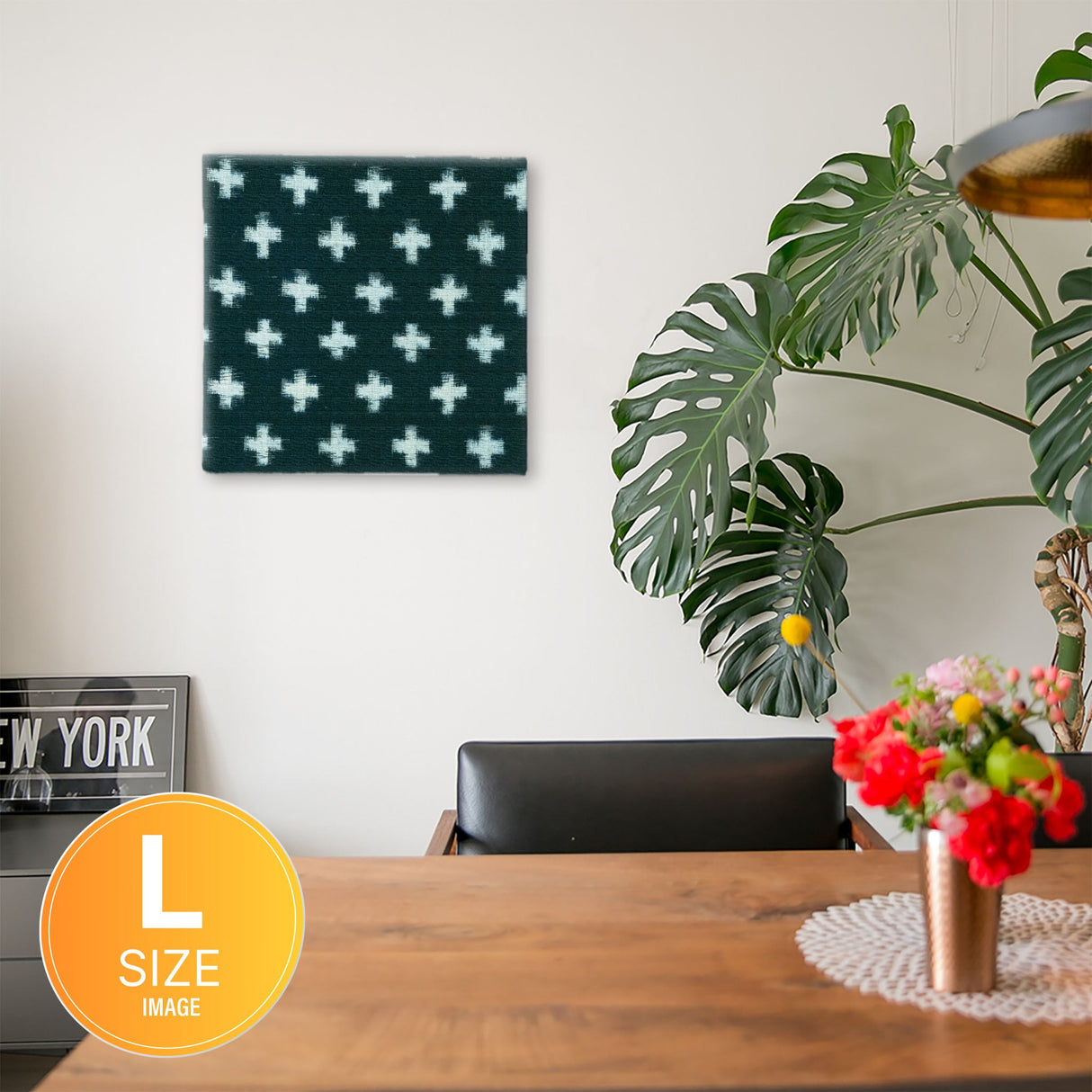 着物柄のインテリア小物 壁掛け アート pat-0254