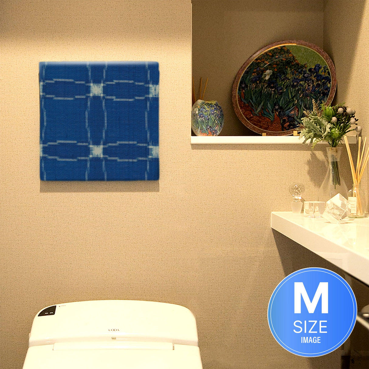 伝統模様のファブリックパネル ウォールデコ インテリア pat-0256