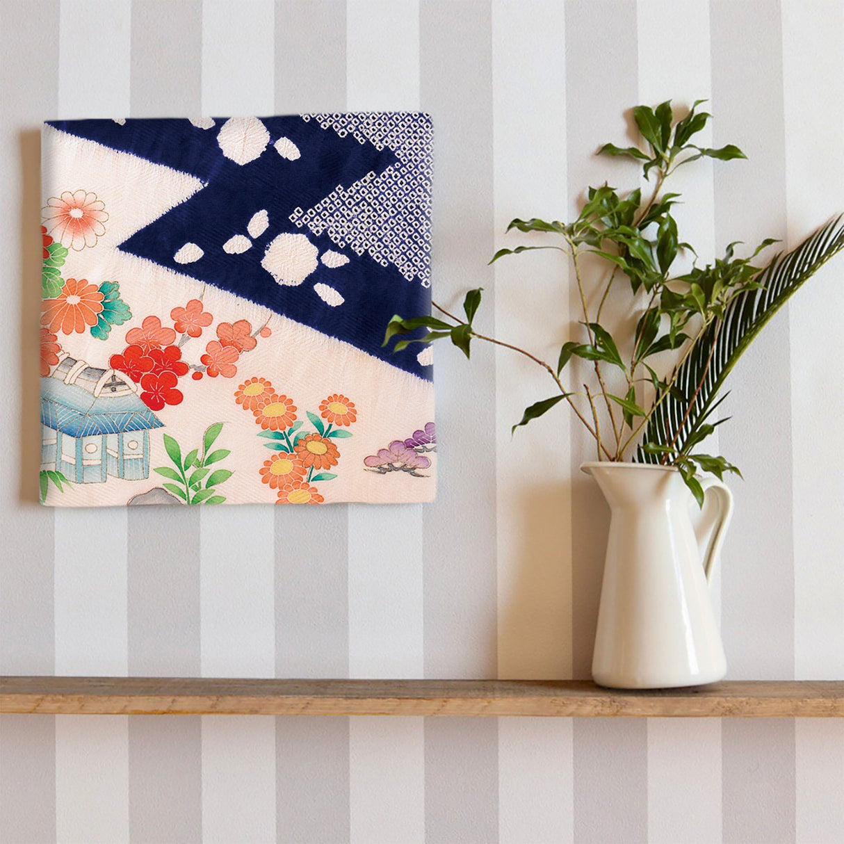 伝統和柄の壁掛けインテリア インテリア アート pat-0267