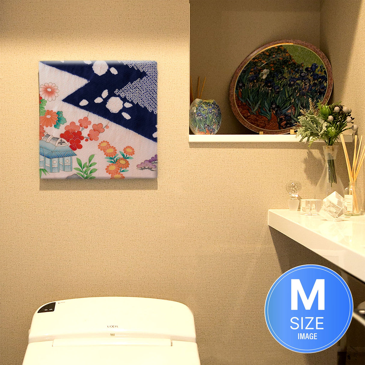 伝統和柄の壁掛けインテリア インテリア アート pat-0267