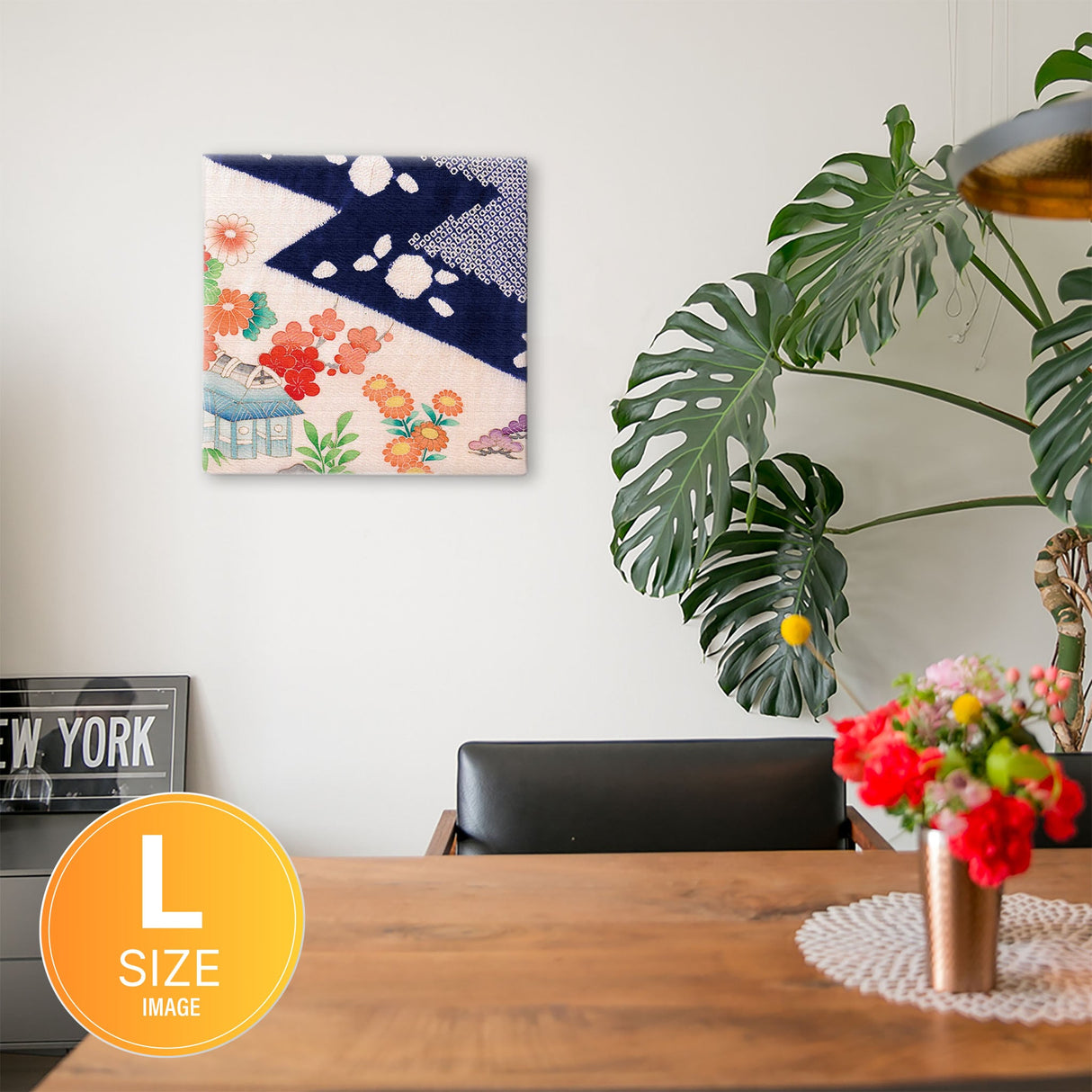 伝統和柄の壁掛けインテリア インテリア アート pat-0267