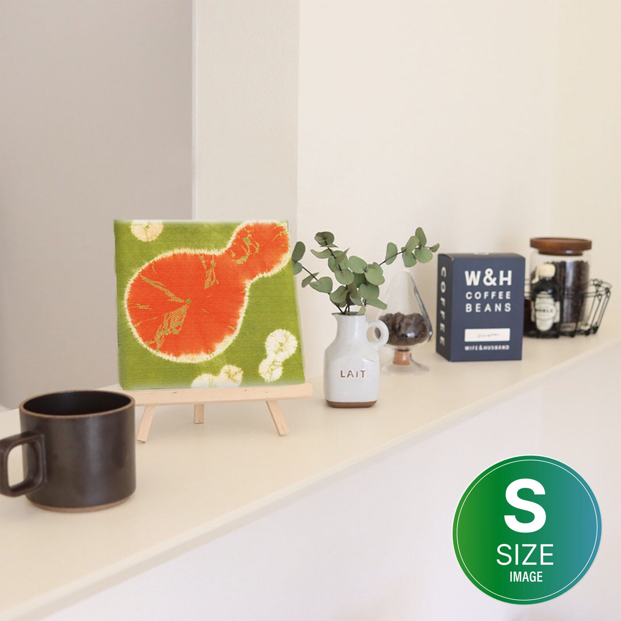 和柄のファブリックパネル 写真 アート pat-0268