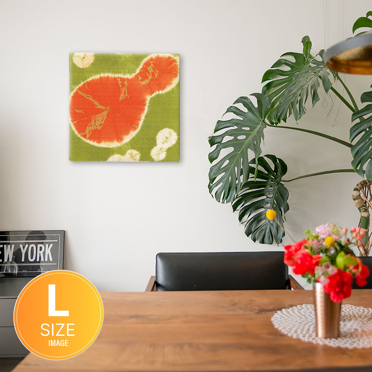 和柄のファブリックパネル 写真 アート pat-0268