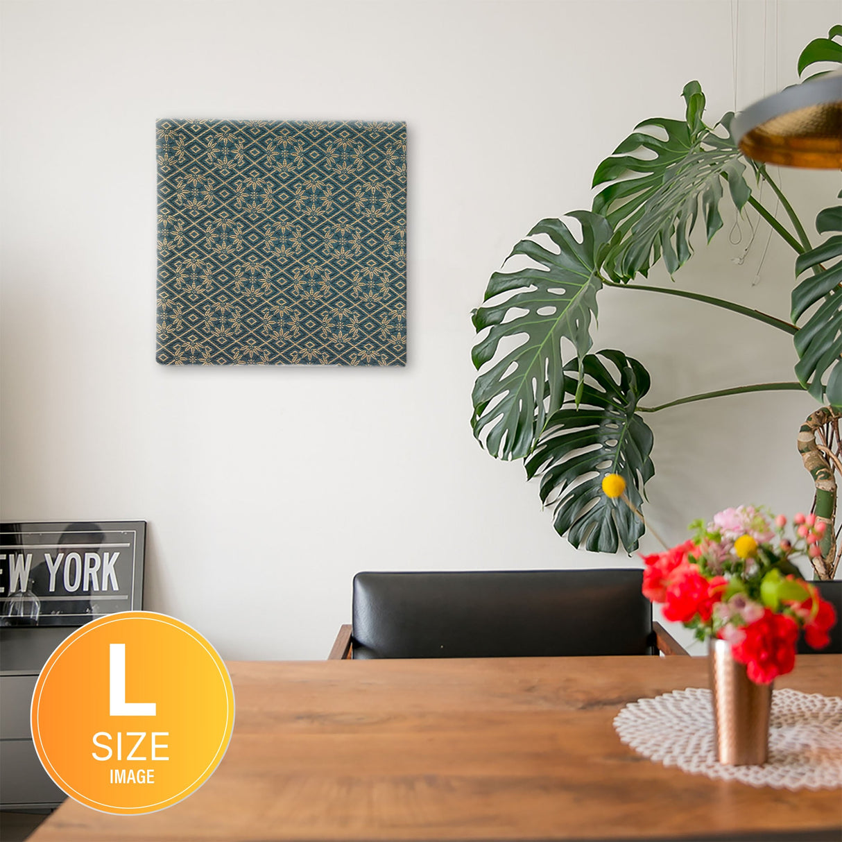 着物柄のアートパネル 写真 壁掛け pat-0269