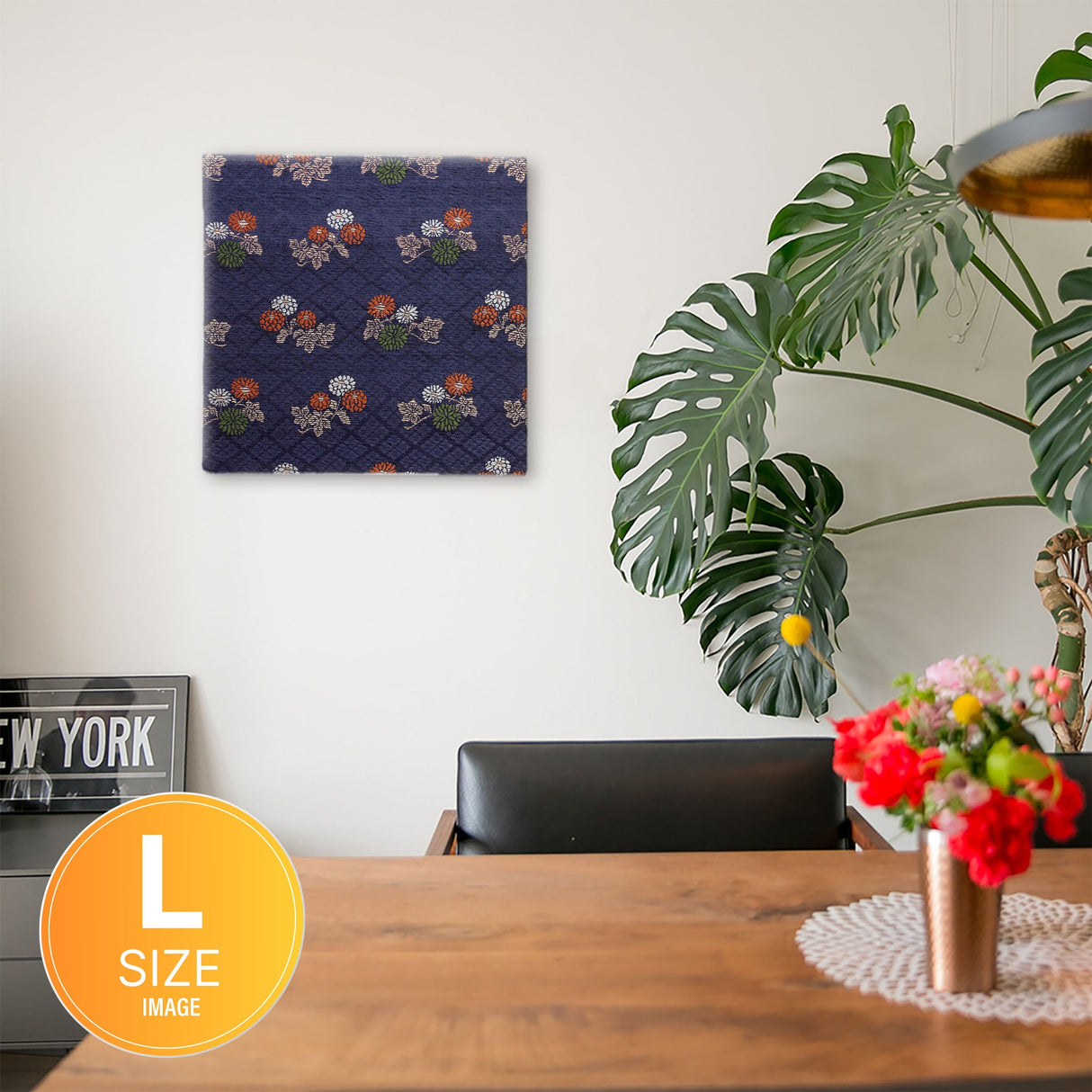 伝統模様のファブリックパネル インテリア アート pat-0276