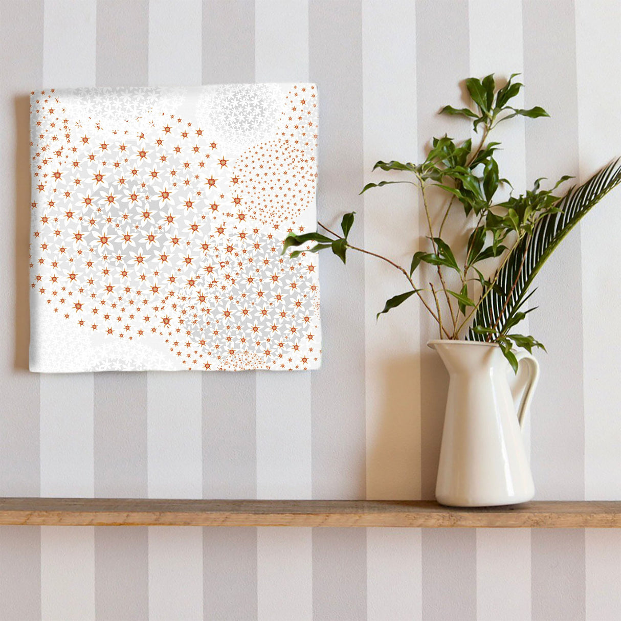 Scandinavian beautiful design fabric panel for single living interior pat-0287