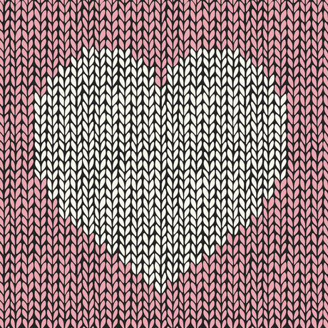 Nordic Heart Fabric Panel Wall Decor Interior pat-0296-pk