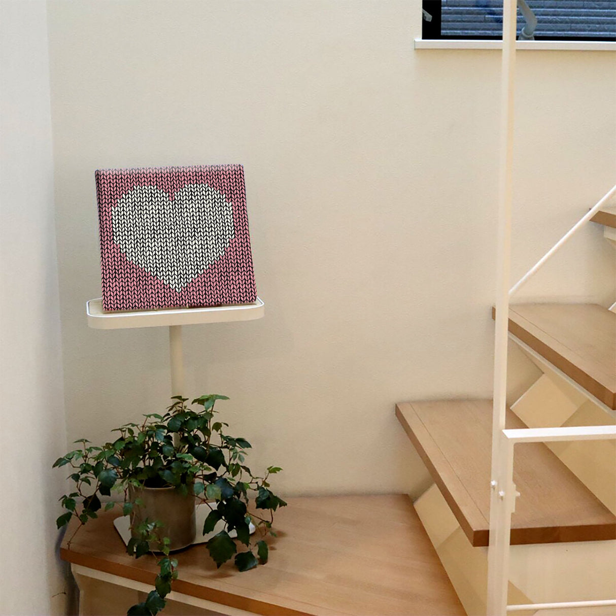 Nordic Heart Fabric Panel Wall Decor Interior pat-0296-pk