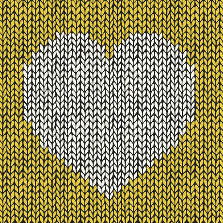 Nordic heart pattern art board poster art pat-0296-ye