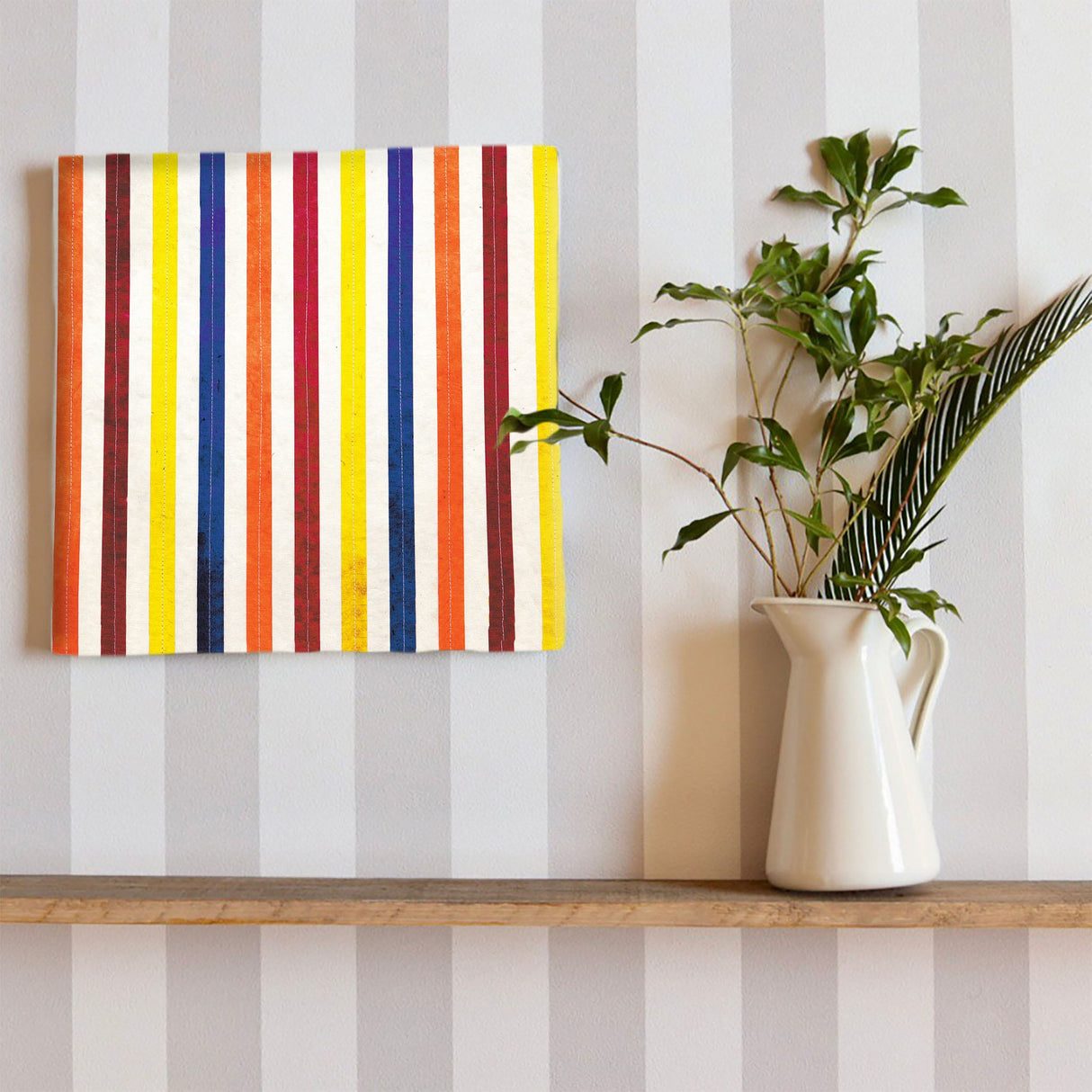 ストライプの壁掛けインテリア 雑貨 アート pat-0314