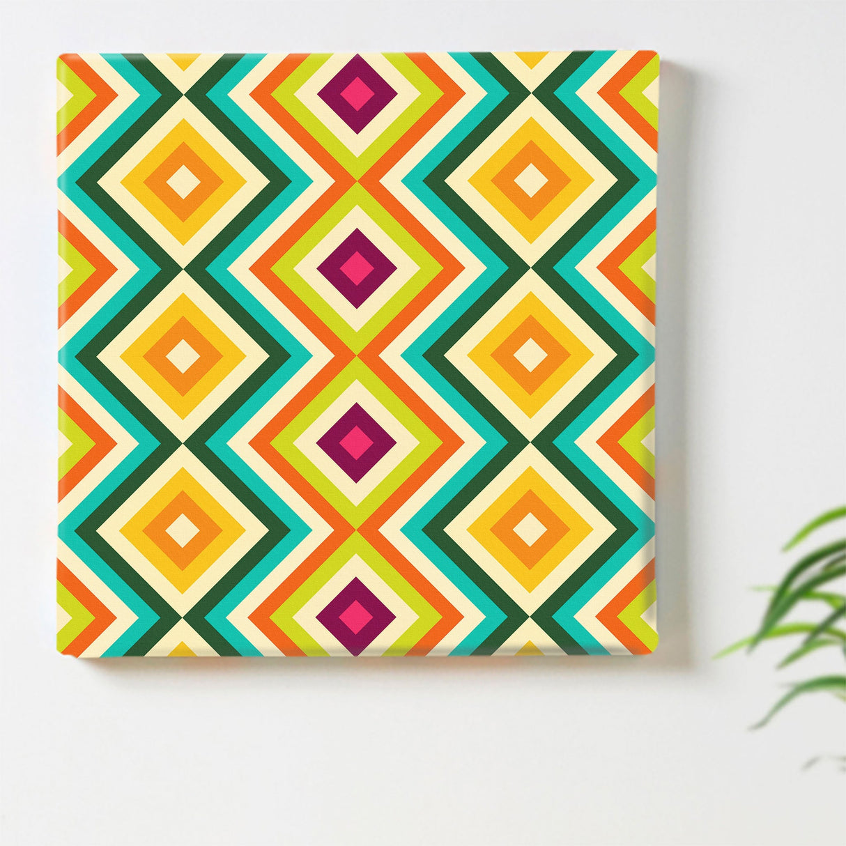 Geometric pattern art panel, small items, interior decoration, pat-0317