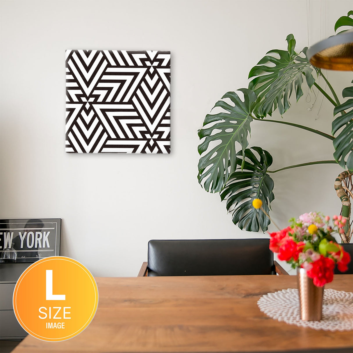 幾何学模様のウォールデコ インテリア 雑貨 アート シンプルモダン  pat-0321