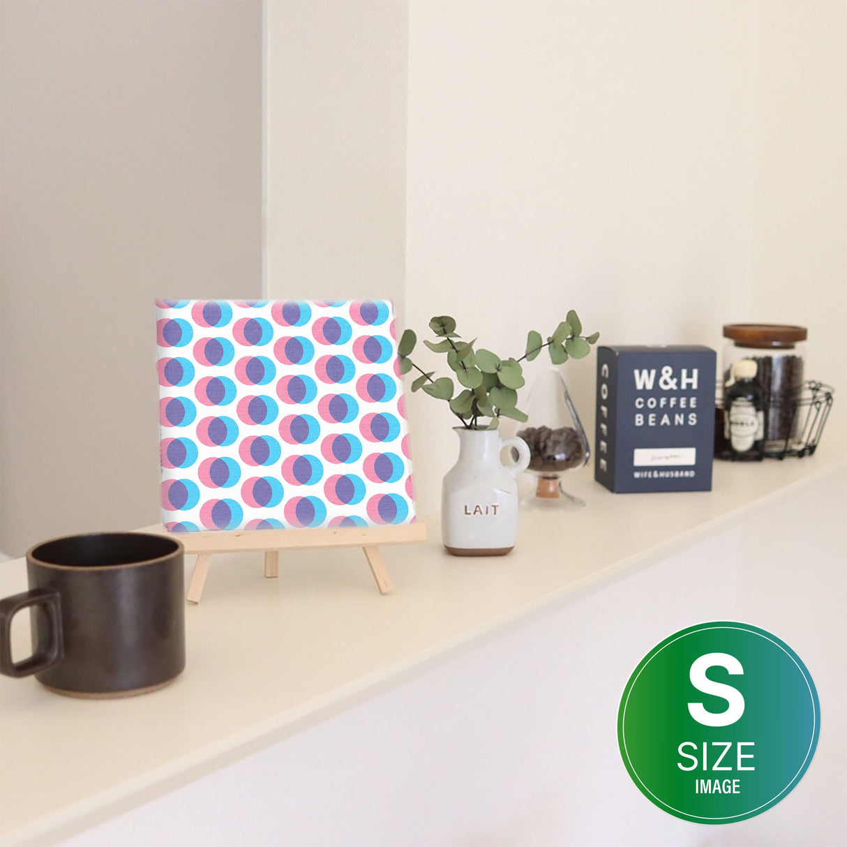 Geometric pattern fabric panel Interior goods Art Scandinavian Simple modern pat-1611-001