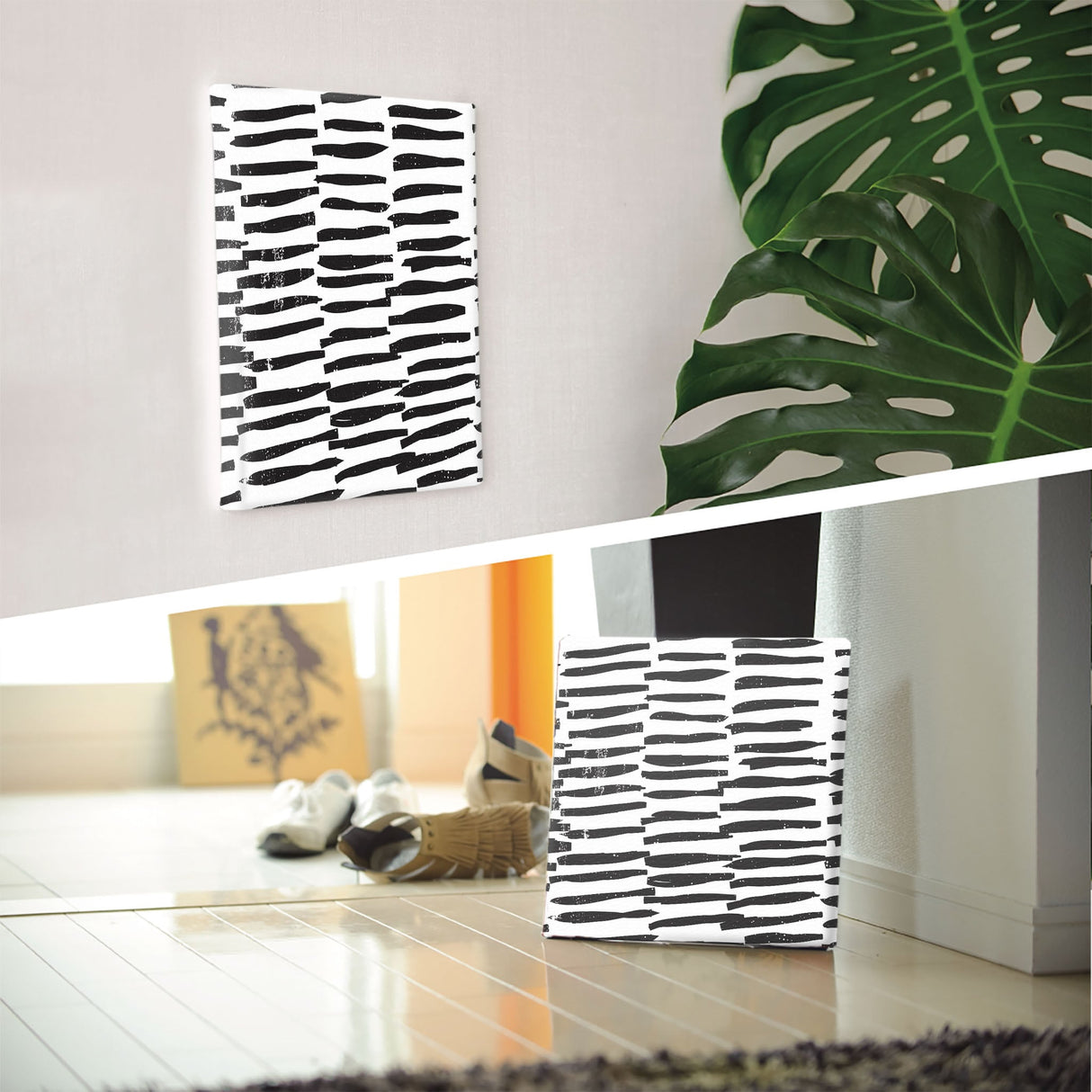 幾何学模様の壁掛けアート インテリア雑貨 アートパネル キャンバス patt-1802-16