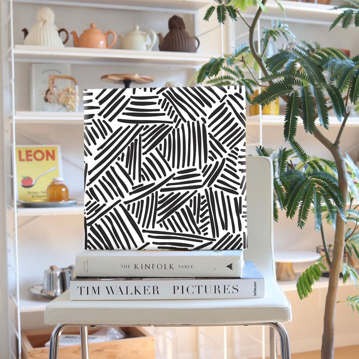 幾何学模様のファブリックパネル インテリア雑貨 アートパネル キャンバス patt-1802-19