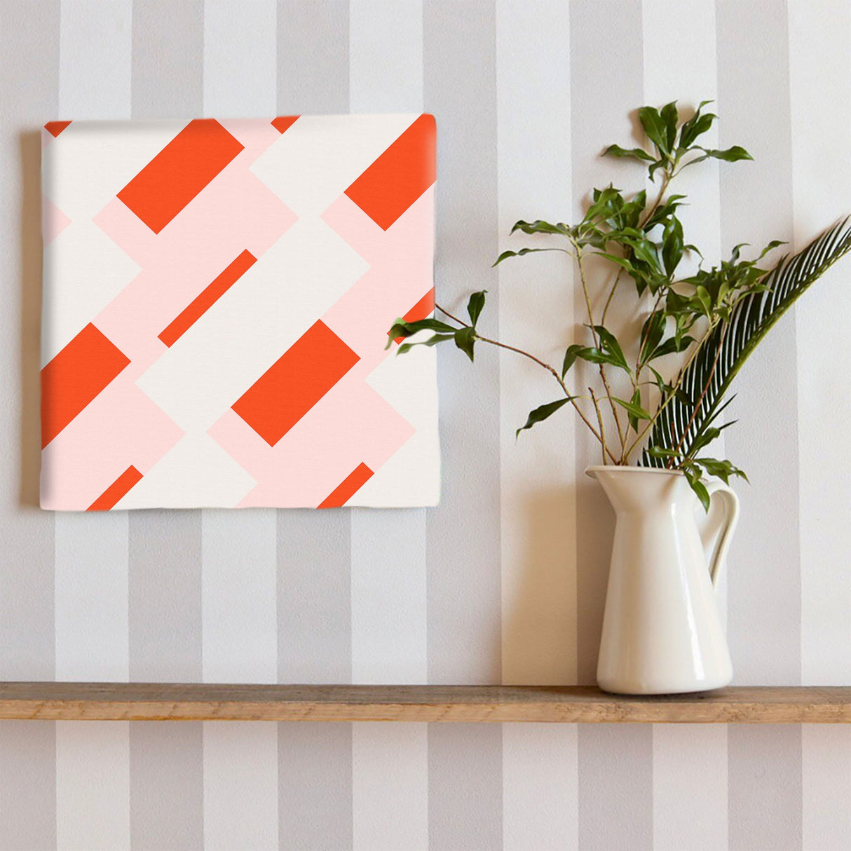 幾何学模様のファブリックパネル インテリア雑貨 アートパネル キャンバス patt-1803-001