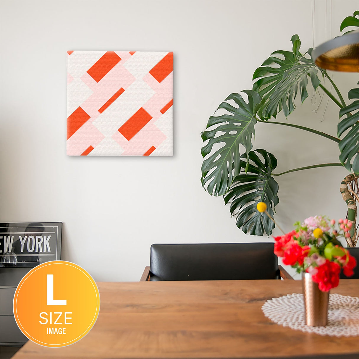 幾何学模様のファブリックパネル インテリア雑貨 アートパネル キャンバス patt-1803-001