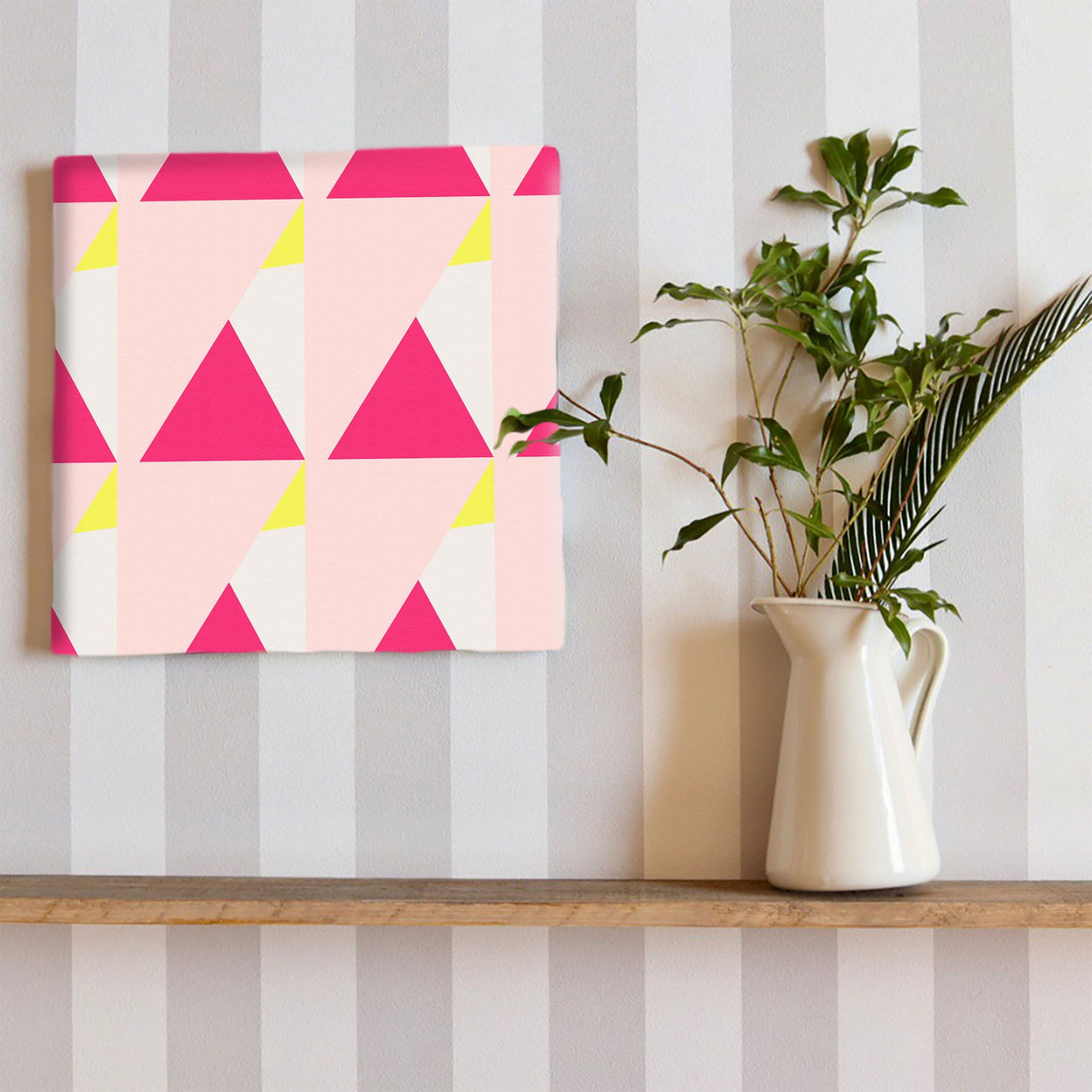 幾何学模様のファブリックパネル インテリア雑貨 アートパネル キャンバス patt-1803-002