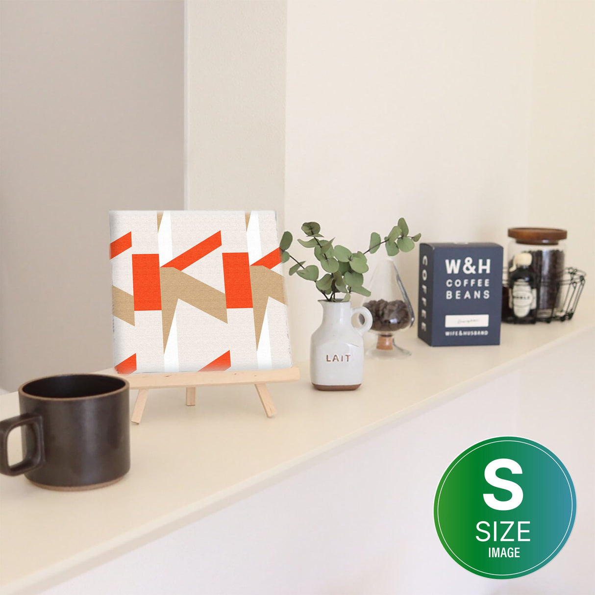 幾何学模様のアートパネル インテリア雑貨 アートパネル キャンバス patt-1803-003