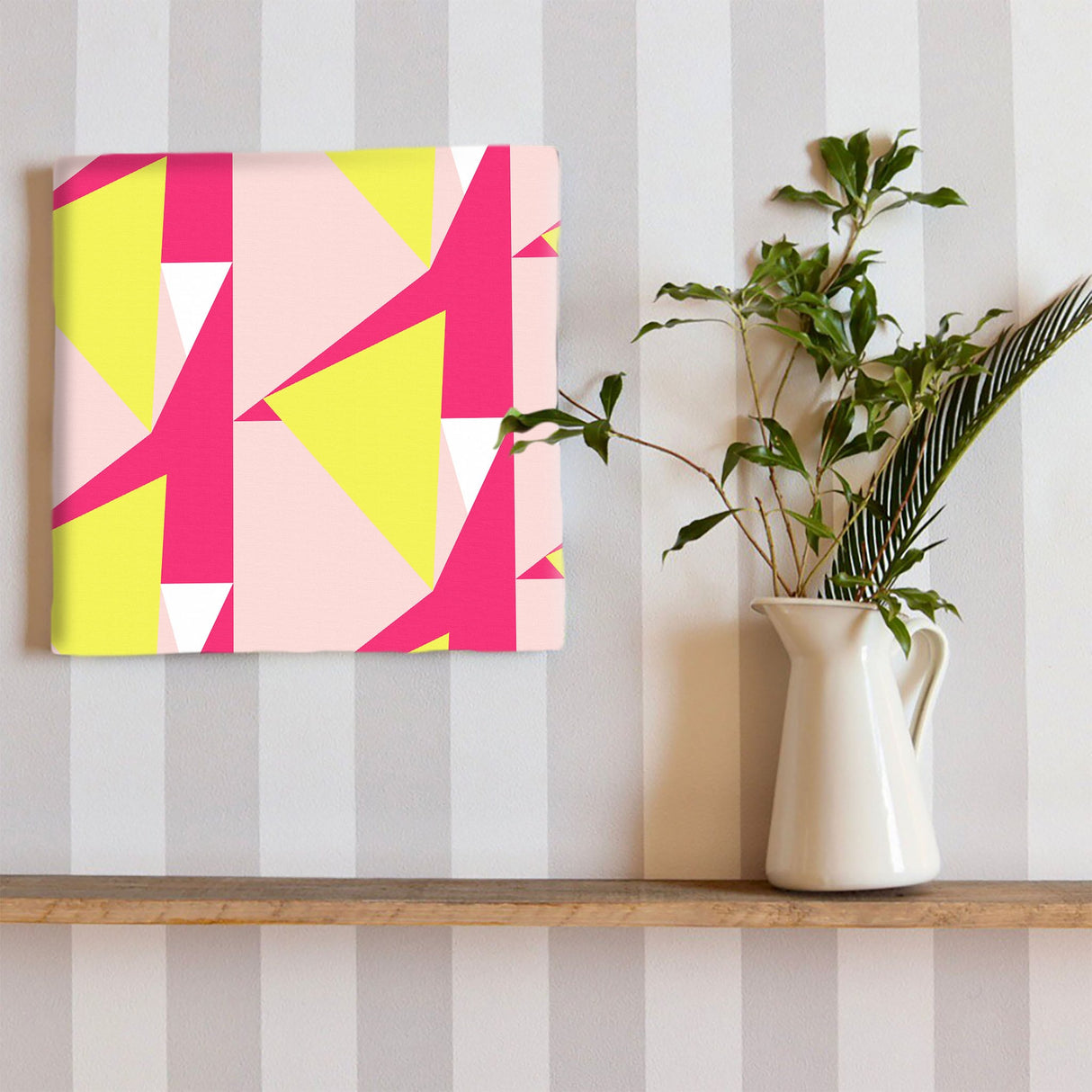 幾何学模様のファブリックパネル インテリア雑貨 アートパネル キャンバス patt-1803-008