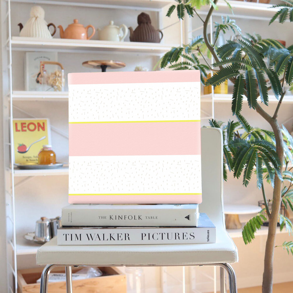 Geometric pattern fabric board Interior goods Art panel Canvas patt-1803-011