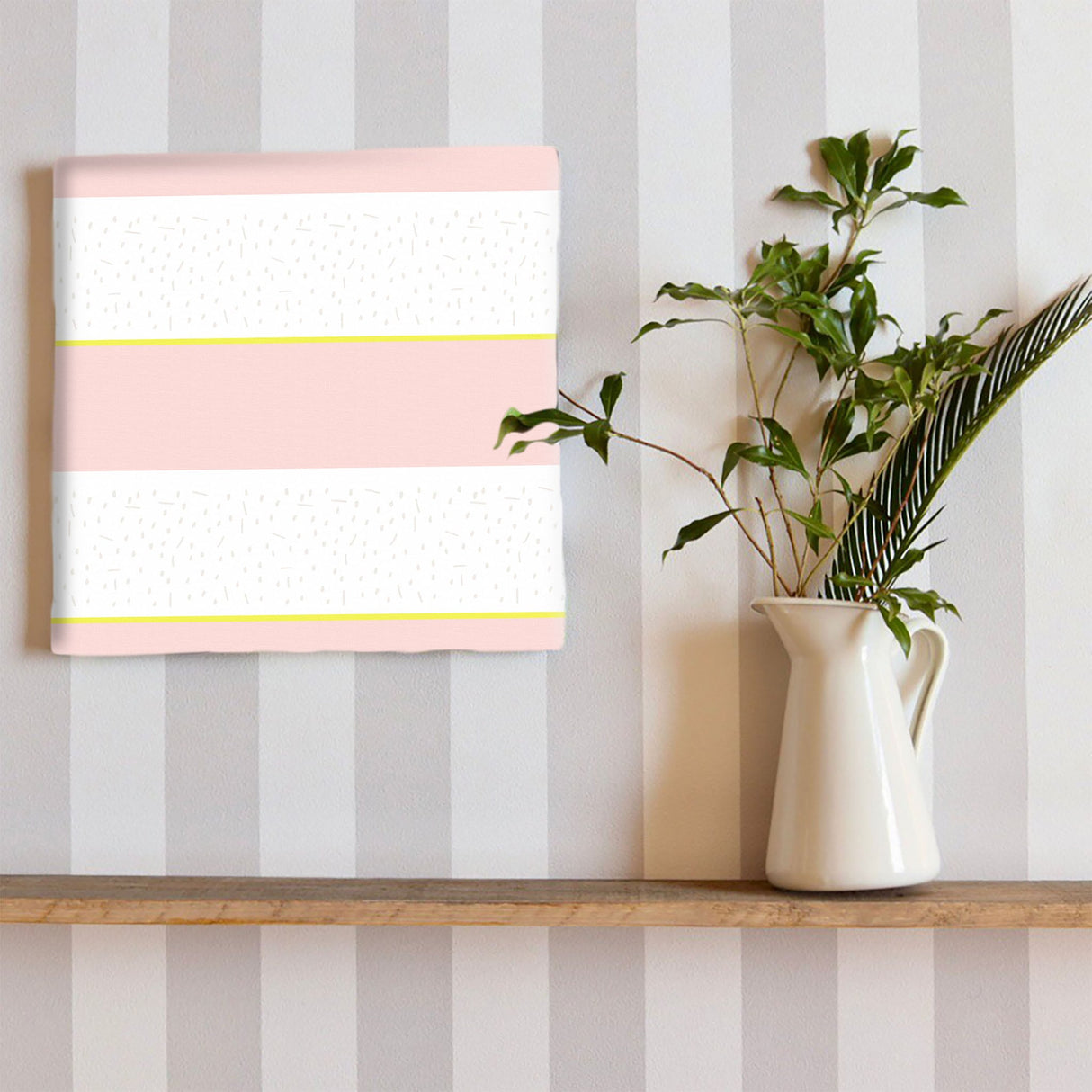 Geometric pattern fabric board Interior goods Art panel Canvas patt-1803-011