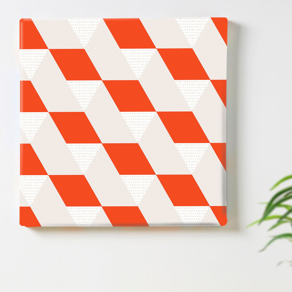 Geometric pattern fabric panel Interior goods Art panel Canvas patt-1803-012