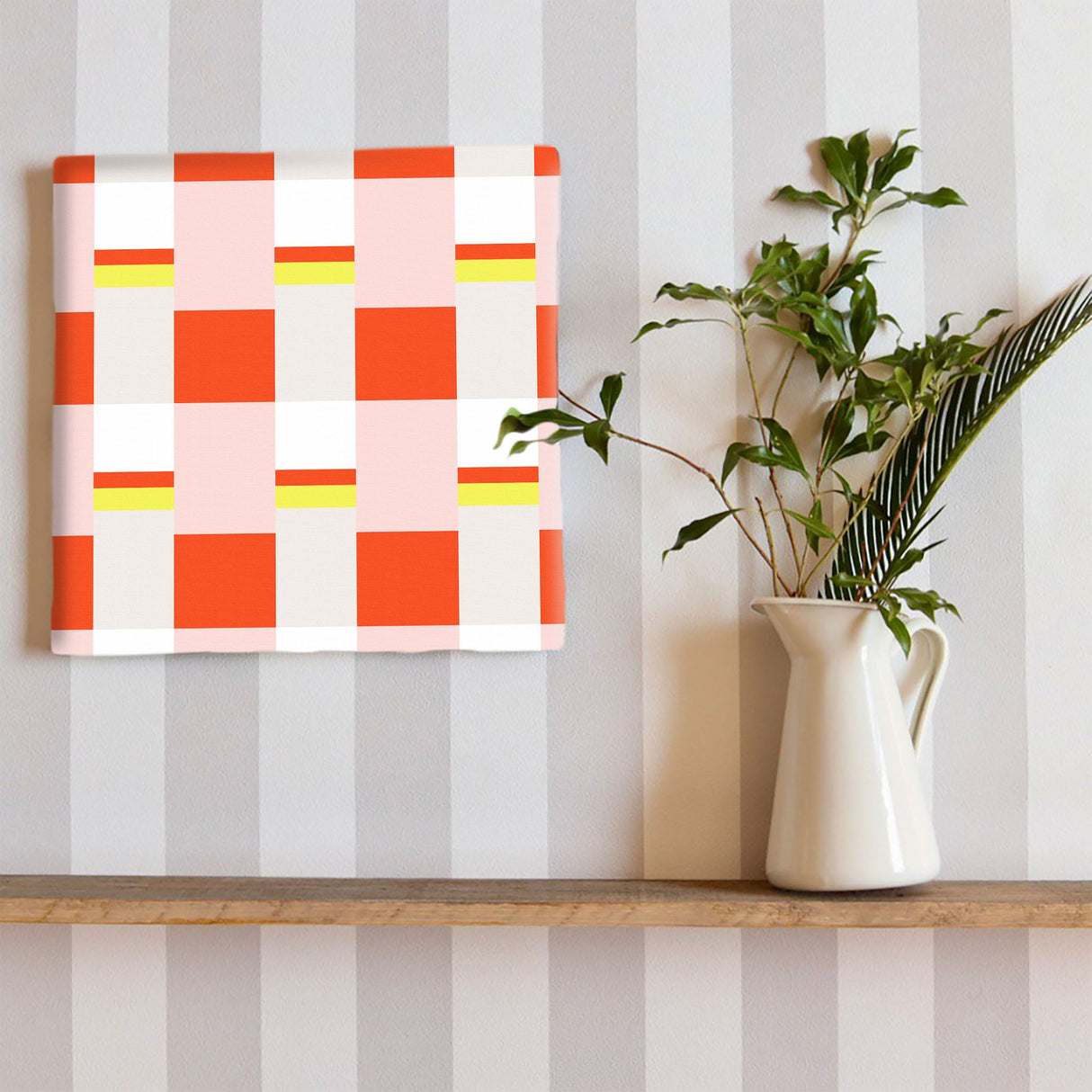 幾何学模様のファブリックパネル インテリア雑貨 アートパネル キャンバス   patt-1803-035