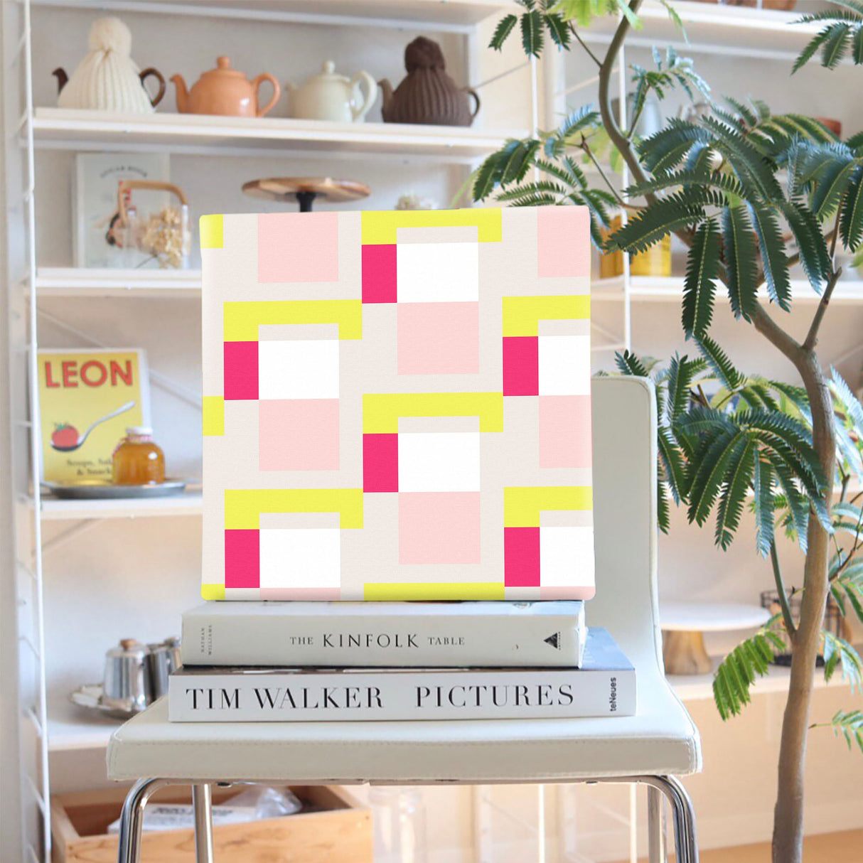 幾何学模様の壁掛けアート インテリア雑貨 アートパネル キャンバス   patt-1803-039